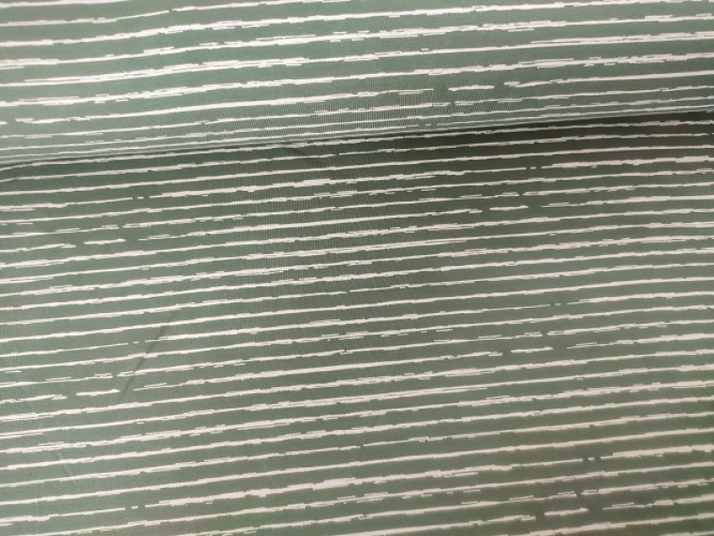 Jersey wild stripes dusty green